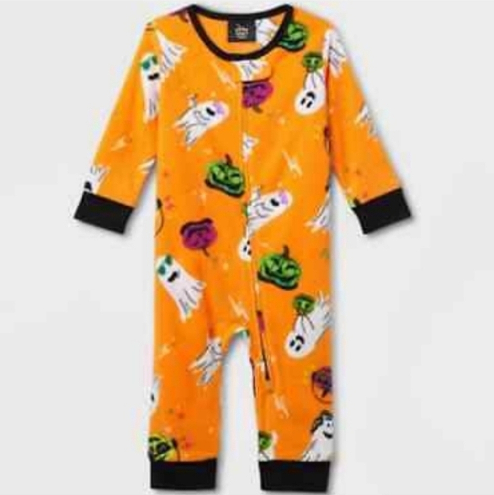 NWT Hyde and Eek! Boutique Zip-Up Fleece Sleeper Onsie 3/6 Months Baby Unisex